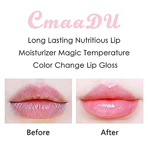BINGBRUSH 2 Pcs Color Changing Lip Gloss Lip Oil Tinted 3