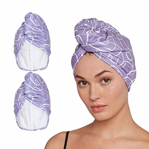 Turbie Twist Microfiber Hair Towel Wrap (Purple Signature)
