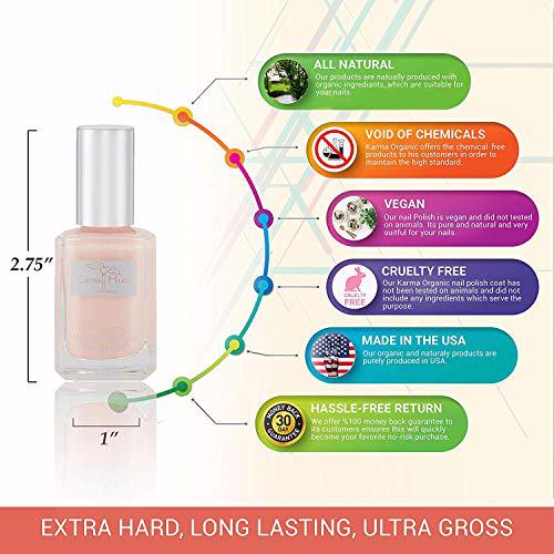 Karma Organic Beautiful Natural Nail Polish Set, Bridal Set 3