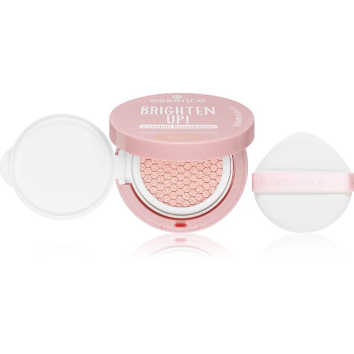 essence BRIGHTEN UP! Cushion Foundation fondotinta cushion colore 11 Sand