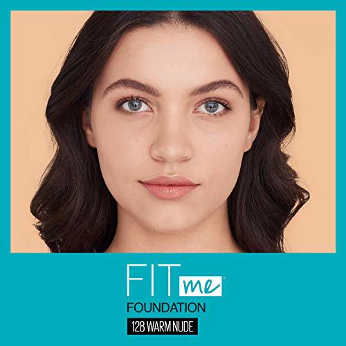 Maybelline New York Fit Me Matte + Poreless Liquid Foundation 128 Warm Nude 3