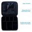 Relavel Travel Makeup Train Case Makeup Cosmetic Case Organizer Thumbnail 4