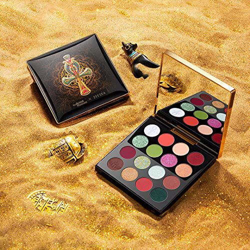 ZEESEA The British Museum Egypt Collection Eyeshadow Shimmer Matte Glitter 2