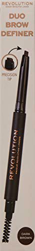 Makeup Revolution Duo Brow Pencil Dark Brown 2
