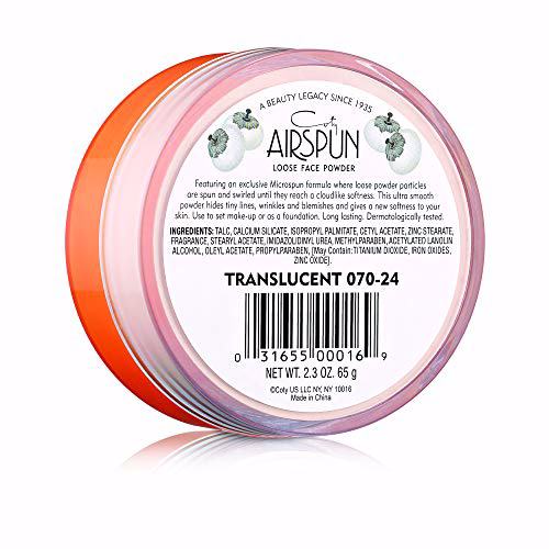 Airspun Loose Face Powder, 070-24 Translucent 3