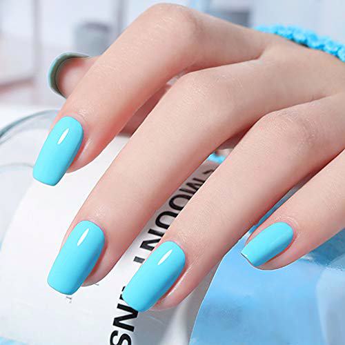 VENALISA 15ml Gel Nail Polish, F-Light Blue 2