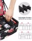 Relavel Travel Makeup Train Case with Adjustable Dividers for Cosmetics Thumbnail 3