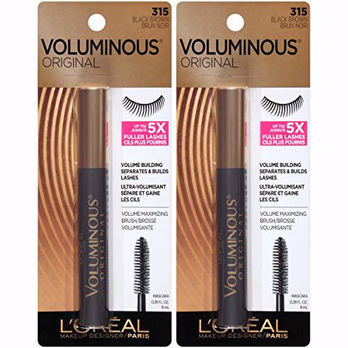 L’Oreal Paris Makeup Voluminous Original Black Brown 2 pack 2