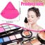 Pimoys 6 Pieces Powder Puff Face Soft Triangle Makeup Black and Red Thumbnail 2