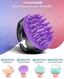 EUHOME Scalp Massager Shampoo Brush Black Rose Black Purple Thumbnail 5