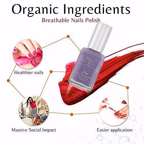 Karma Organic Beautiful Halal Nail Polish Set, Touch of Lavender 4