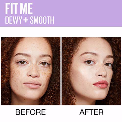 Maybelline New York Fit Me Dewy + Smooth Foundation, Natural Buff 6