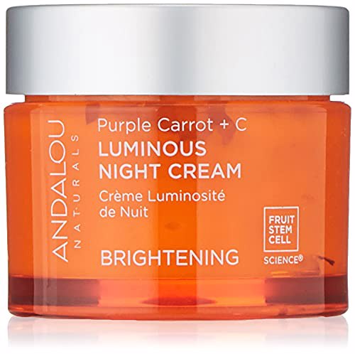 Andalou Natural Purple Carrot + C Luminous Night Cream, Purple Carrot Plus C Luminous