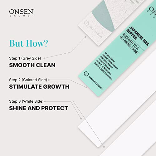 Onsen Secret Professional Nail Buffer 2