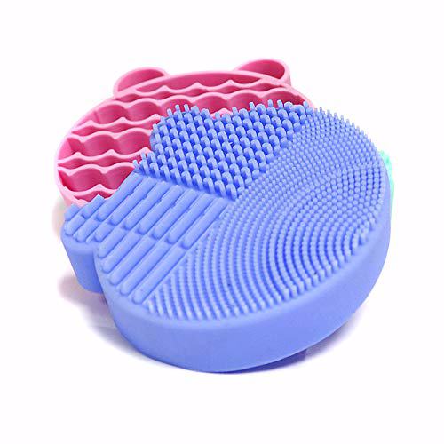 Mixtecc 2 in 1 Silicone Makeup Brush Cleaning Pad Pink 4