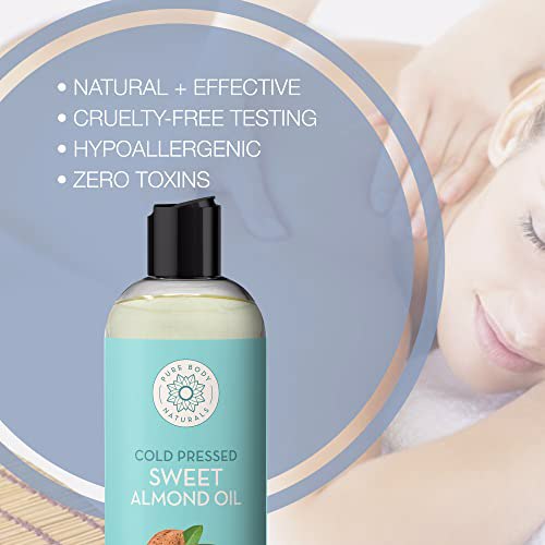Pure Body Naturals Sweet Almond Oil 3