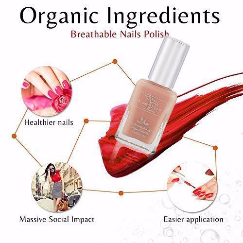 Karma Organic Beautiful Halal Nail Polish Set, Pure Bliss 5