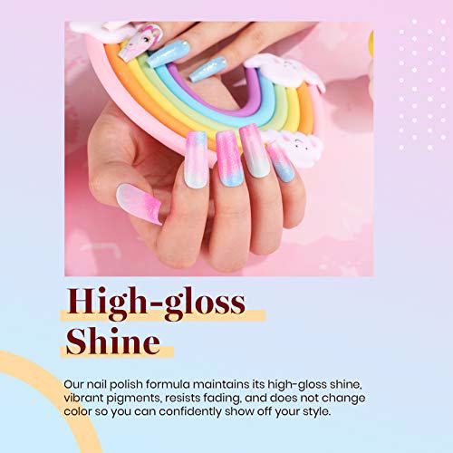 Beetles 23 Pcs Gel Nail Polish Kit, Unicorn 6