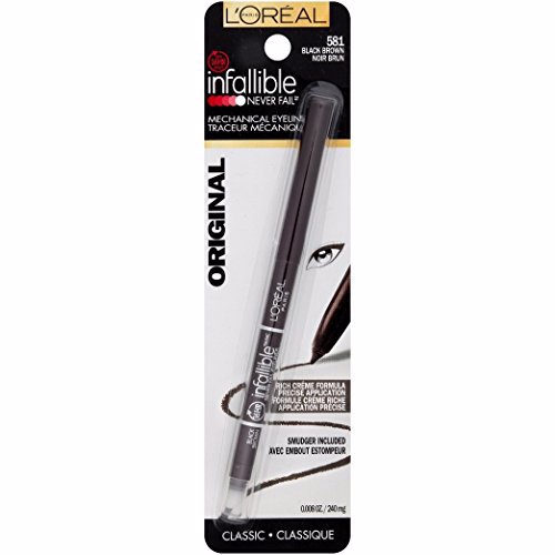 L'Oreal Paris Infallible Never Fail Eyeliner, Black Brown 2
