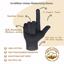 EvridWear Men Moisturizing Cotton Gloves, Small/Medium (6 Pair) black Thumbnail 6