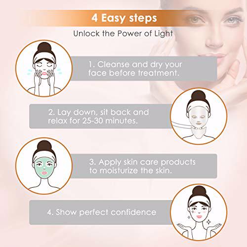 Embryant Photon Skin Rejuvenation Mask LED Photon Red Blue Green Therapy 3