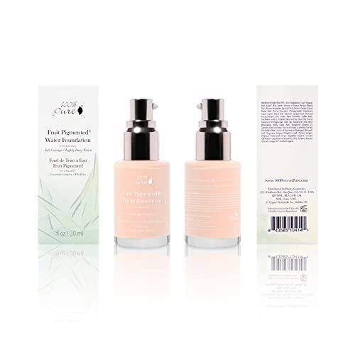 100% PURE Fruit Pigmented Full Coverage Water Foundation, Cool 1.0 8