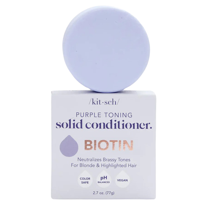 Kitsch Purple Toning Conditioner Bar For Color Treated & Grey Hair