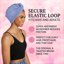 Turbie Twist Microfiber Hair Towel Wrap, Gray / Blue Thumbnail 4