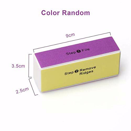 Ahier 10 pcs Nail Buffer Rectangular 5
