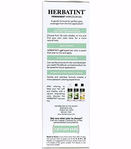 Herbatint Permanent Haircolor Gel, 5R Light Copper Chestnut 6