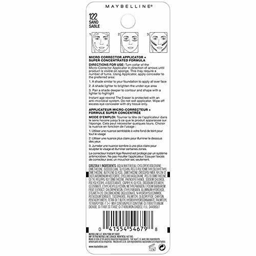 Maybelline Instant Age Rewind Eraser Dark Circles Concealer, 122 11