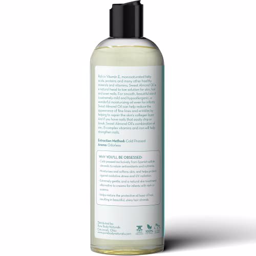 Pure Body Naturals Sweet Almond Oil 5