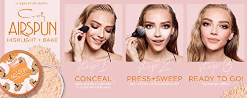 Coty Airspun Loose Face Powder Suntan 6