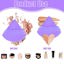 Pimoys 6 Pieces Powder Puff Face Soft Triangle Makeup Multi colored Thumbnail 4