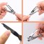 firiKer Nail Clipper Set, Slanted Edge Nail Clippers Set Thumbnail 7