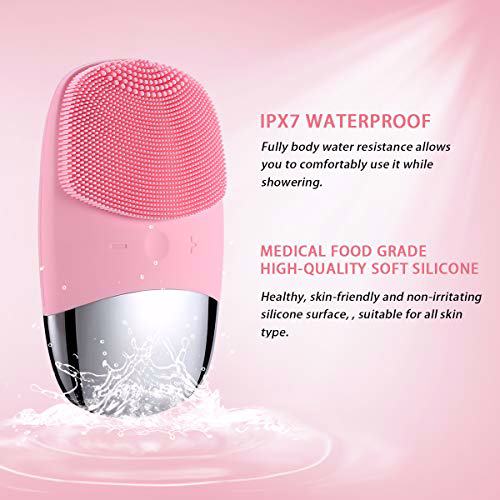 Facial Cleansing Brush, Pink 6