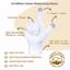 EvridWear Men Moisturizing Cotton Gloves, xs white Thumbnail 4