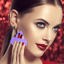 Pimoys 6 Pieces Powder Puff Face Soft Triangle Makeup Black and Purple Thumbnail 6
