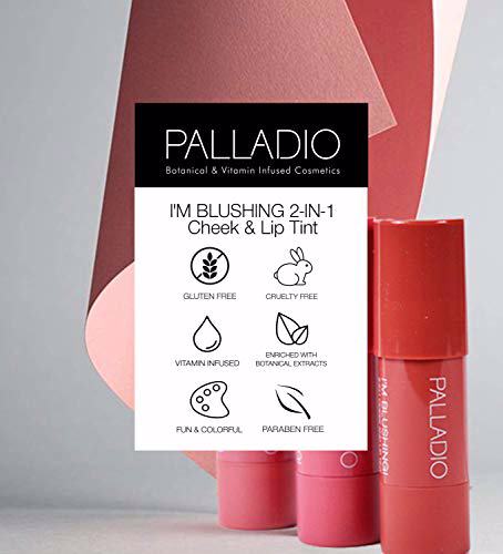 Palladio I'm Blushing 2in1 Cheek and Lip Tint Peach 3