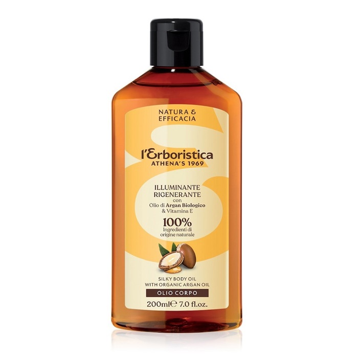 Athena's L'Erboristica Olio Corpo setificante con Olio di Argan Bio Crema corpo 200 ml