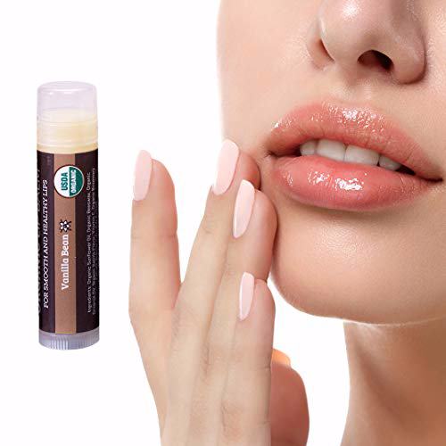 Earth's Daughter USDA Organic Lip Balm 4-Pack Vanilla Bean 4-Pack 8