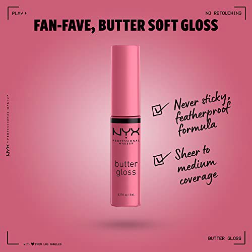NYX PROFESSIONAL MAKEUP Butter Gloss Angel Food Cake True Mauve 2