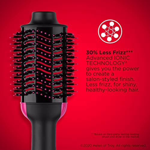 REVLON One-Step Hair Dryer And Volumizer Hot Air Brush, Black 2