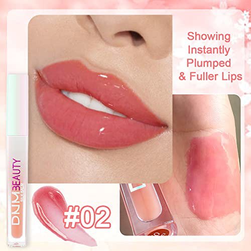 BINGBRUSH 3 Pcs Color Changing Lip Gloss Lip Oil Tinted, Shimmer Magic Mood 3