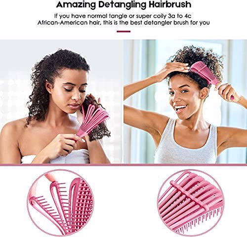 Sosoon Detangling Brush Pink 8