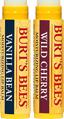 Burt's Bees 100% Natural Lip Balm, Wild Cherry and Vanilla Bean Blister Box Thumbnail 2
