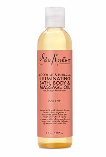 SheaMoisture Coconut & Hibiscus Bath Body & Massage Oil 2