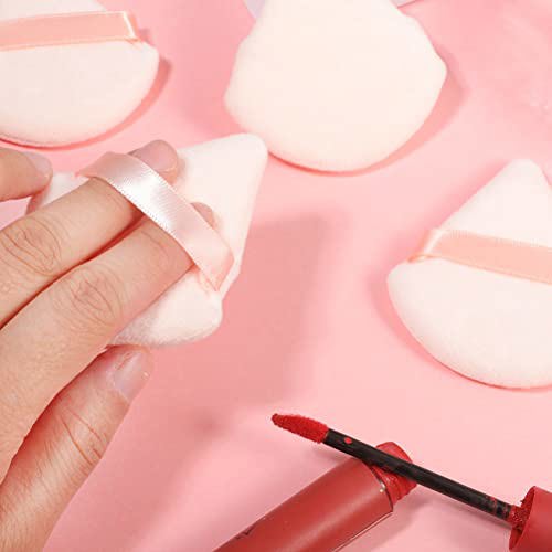 Pimoys 6 Pieces Powder Puff Face Soft Triangle Makeup Flesh 5