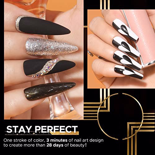 MEFA Gel Nail Polish Set, D-Gatsby 3