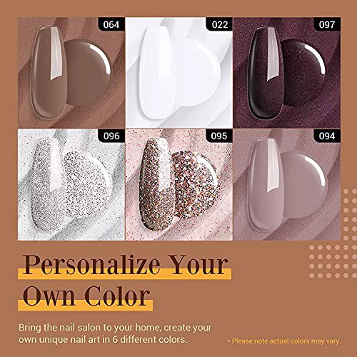 AZUREBEAUTY Dip Powder Nail Set, B-Romantic Burgundy 2